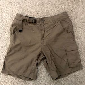 prAna Mens Stretch Zion Short 31x8 Mud